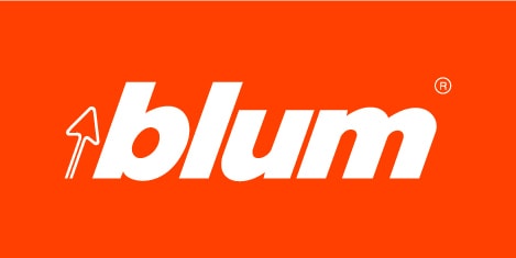Blum logo orange box